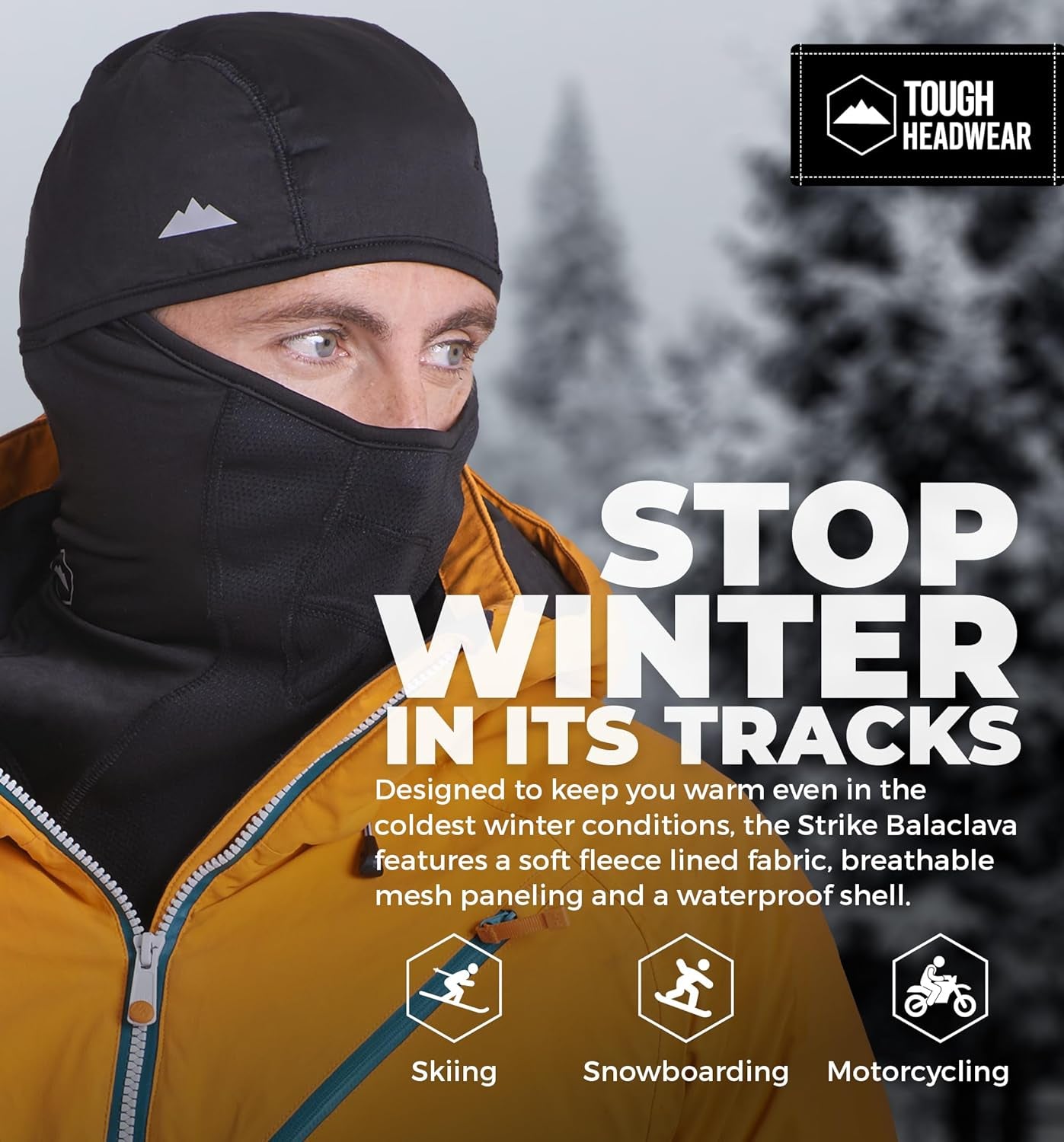 Balaclava Ski Mask - Winter Face Mask for Men & Women - Cold Weather Gear for Skiing, Snowboarding & Motorcycle Riding