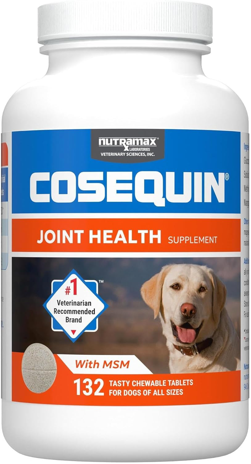 Laboratories  Maximum Strength Joint Health Supplement for Dogs - with Glucosamine, Chondroitin, and MSM, 132 Chewable Tablets