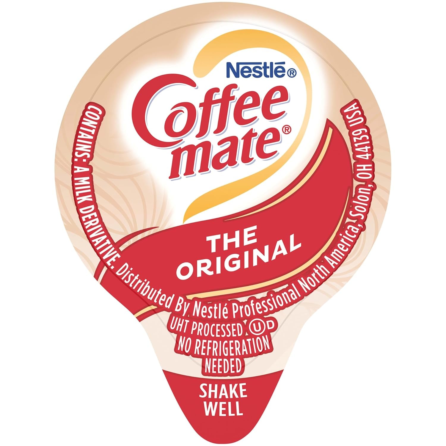 Coffee Creamer, Original, Liquid Creamer Singles, Non Dairy, No Refrigeration, 0.375 Fl Oz Tubs (Pack of 180)