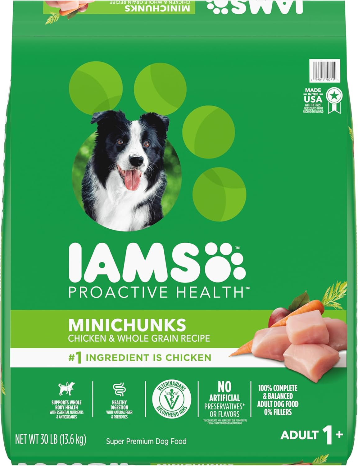 Proactive Health Minichunks Adult Dry Dog Food with Real Chicken, 30 Lb. Bag