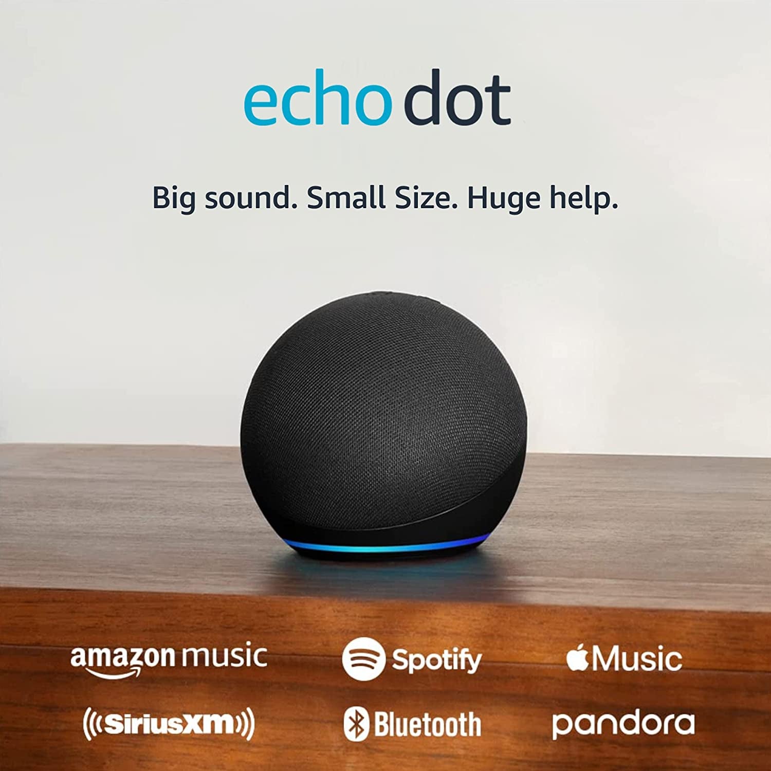 Echo Dot (Newest Model) | with Bigger Vibrant Sound, Helpful Routines and Alexa | Charcoal