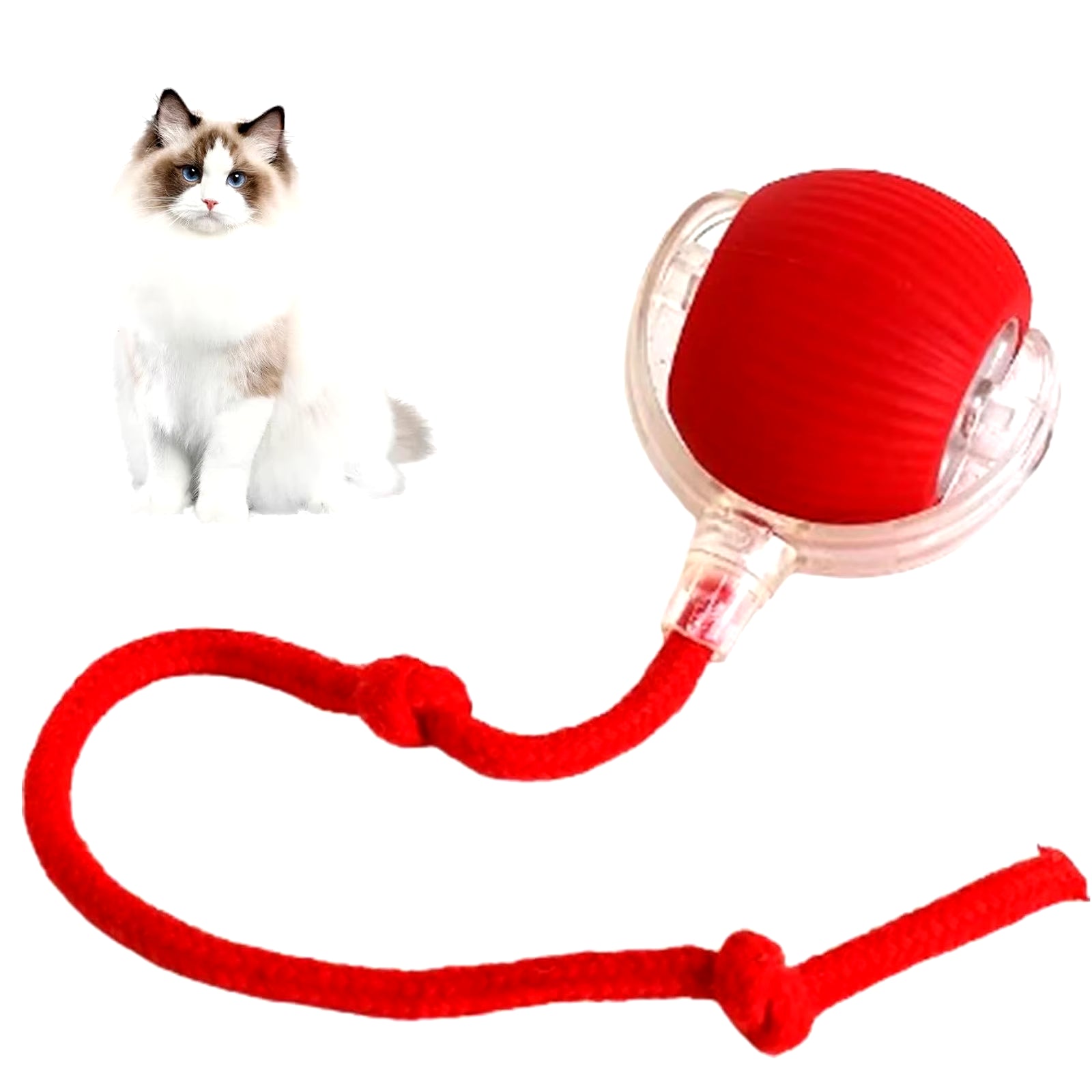 Smart Rolling Ball Pet Toy - Interactive Electric Cat & Dog Toy, Rechargeable 2024 Edition