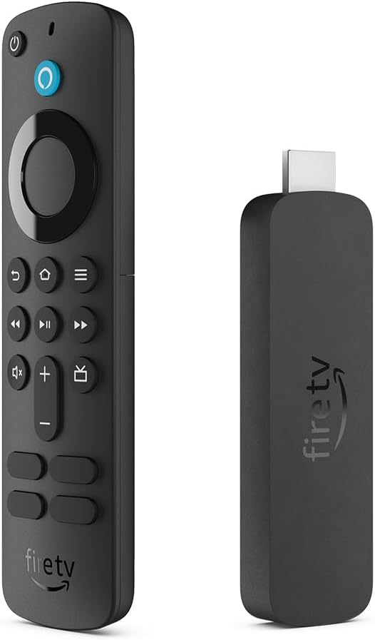 Fire TV Stick 4K with Ai-Powered Fire TV Search, Wi-Fi 6, Stream over 1.5 Million Movies and Shows, Free & Live TV