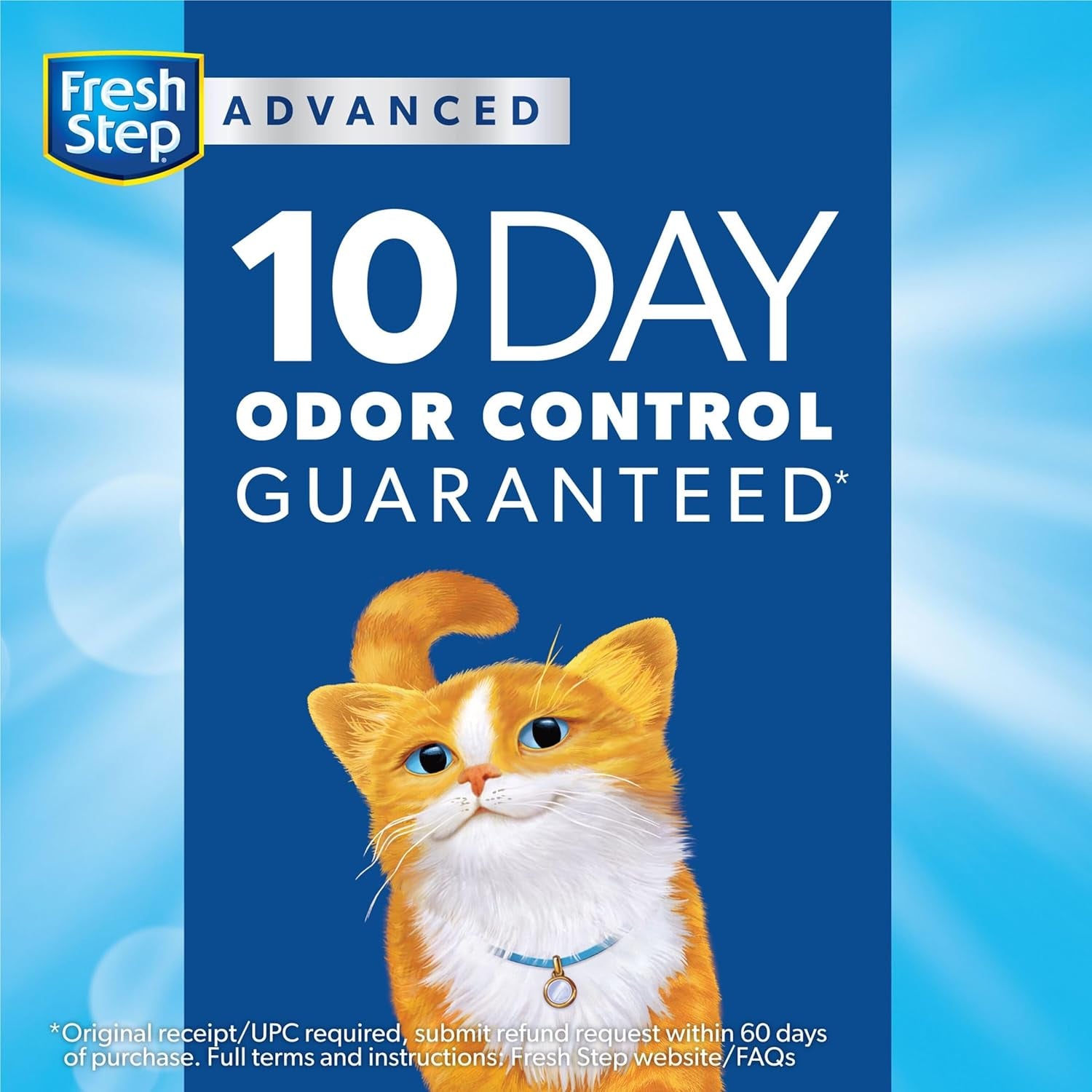 Advanced Clumping Litter with Febreze Freshness with Febreze Gain Scent, Fights Odor on Contact, 37 Lbs. (2 X 18.5 Lb. Box)