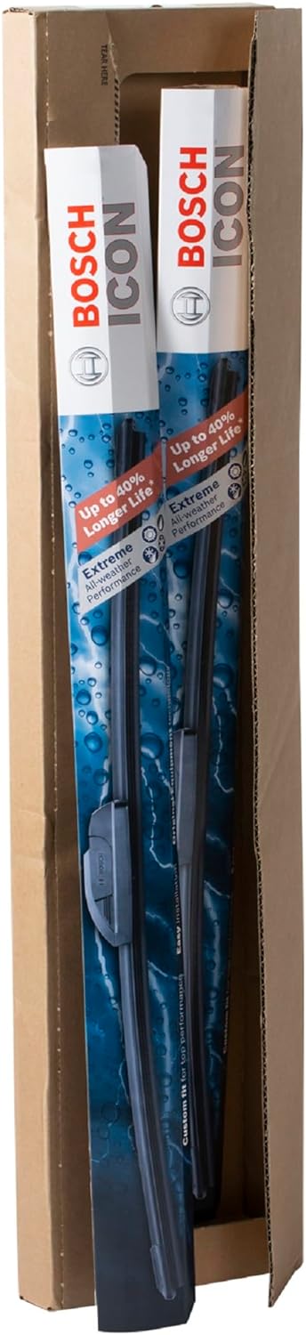 22A22B ICON Beam Wiper Blades - Driver and Passenger Side - Set of 2 Blades (22A & 22B)