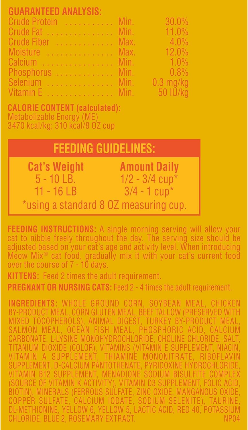 Original Choice Dry Cat Food, 6.3 Pound, Complete & Balanced Nutrition