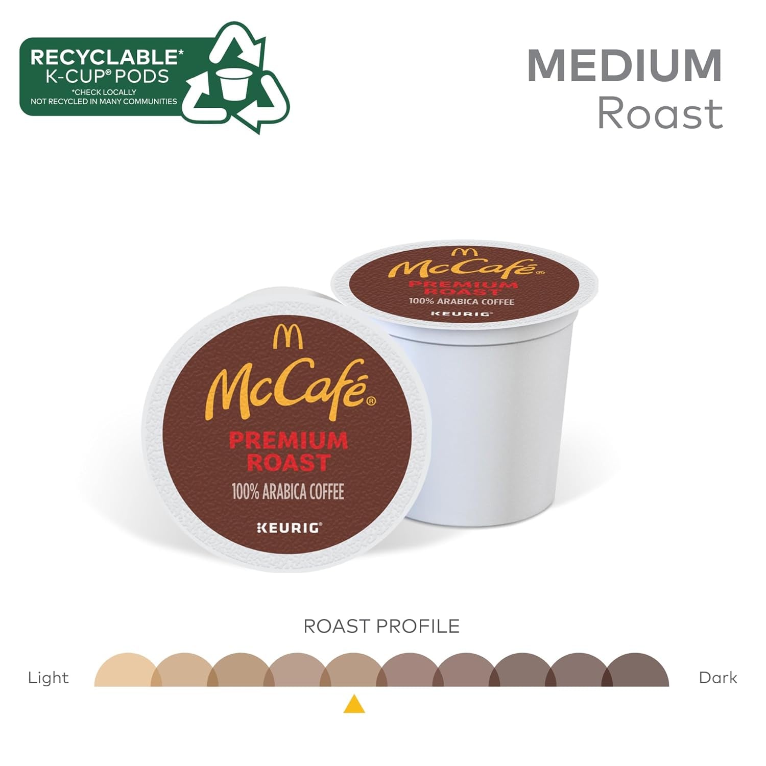 Premium Roast, Single-Serve Keurig K-Cup Pods, Medium Roast Coffee Pods Pods, 84 Count