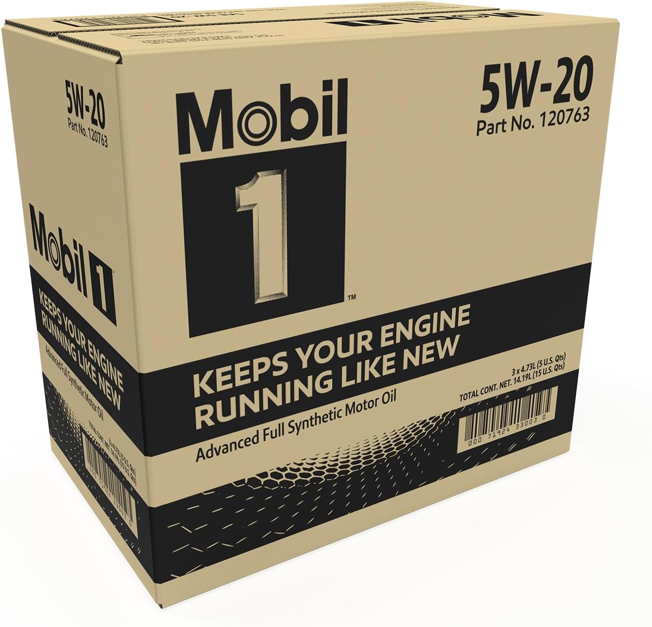 1 Advanced Full Synthetic Motor Oil 5W-20, 5 Quart