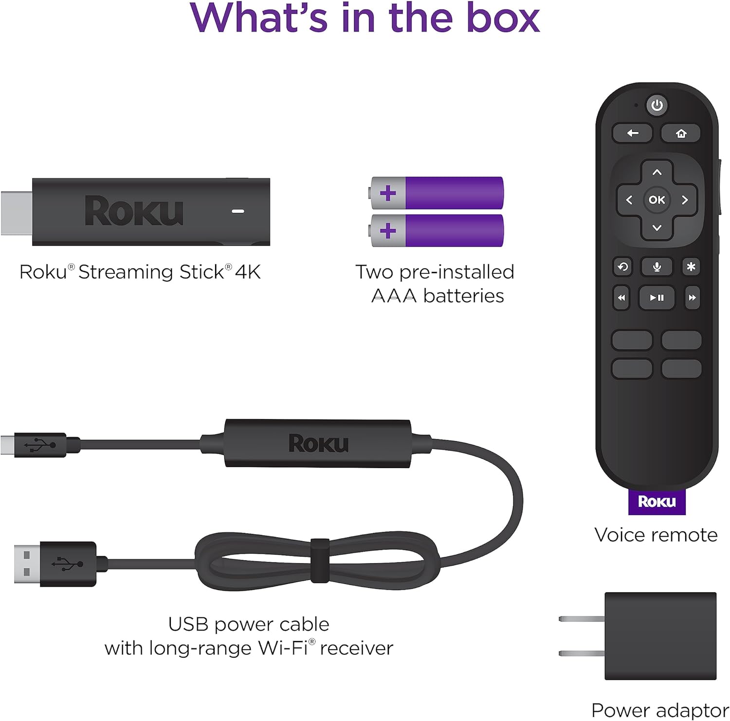 Streaming Stick 4K | Portable  Streaming Device 4K/Hdr/Dolby Vision,  Voice Remote, Free & Live TV