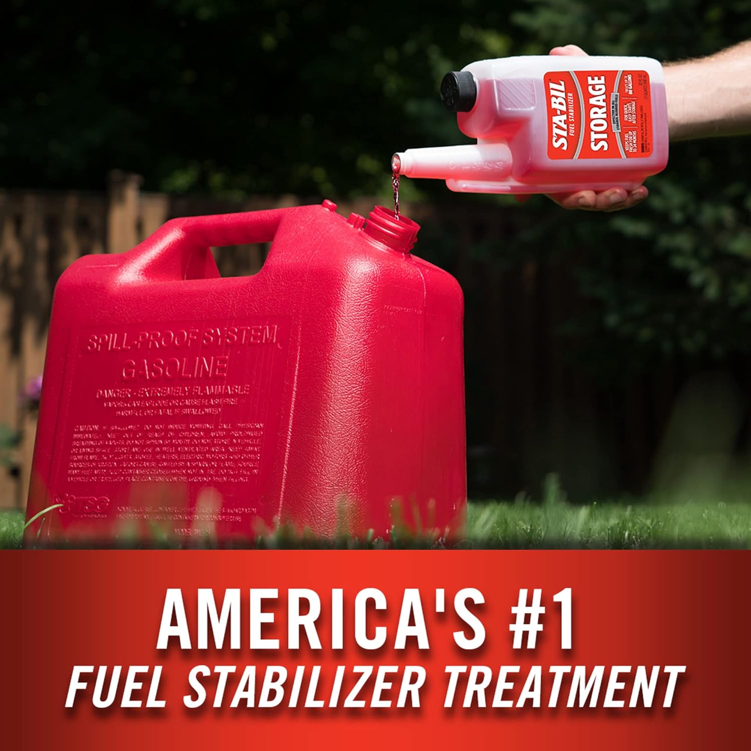 Storage Fuel Stabilizer | Keeps Fuel Fresh for 24 Months, Prevents Corrosion, Gasoline Treatment Fuel Additive That Protects Fuel System, Gas Stabilizer for Fuel Storage, 32 Oz.