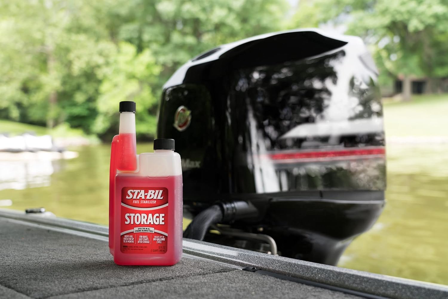 Storage Fuel Stabilizer | Keeps Fuel Fresh for 24 Months, Prevents Corrosion, Gasoline Treatment Fuel Additive That Protects Fuel System, Gas Stabilizer for Fuel Storage, 32 Oz.