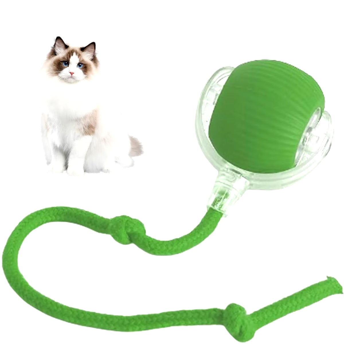 Smart Rolling Ball Pet Toy - Interactive Electric Cat & Dog Toy, Rechargeable 2024 Edition