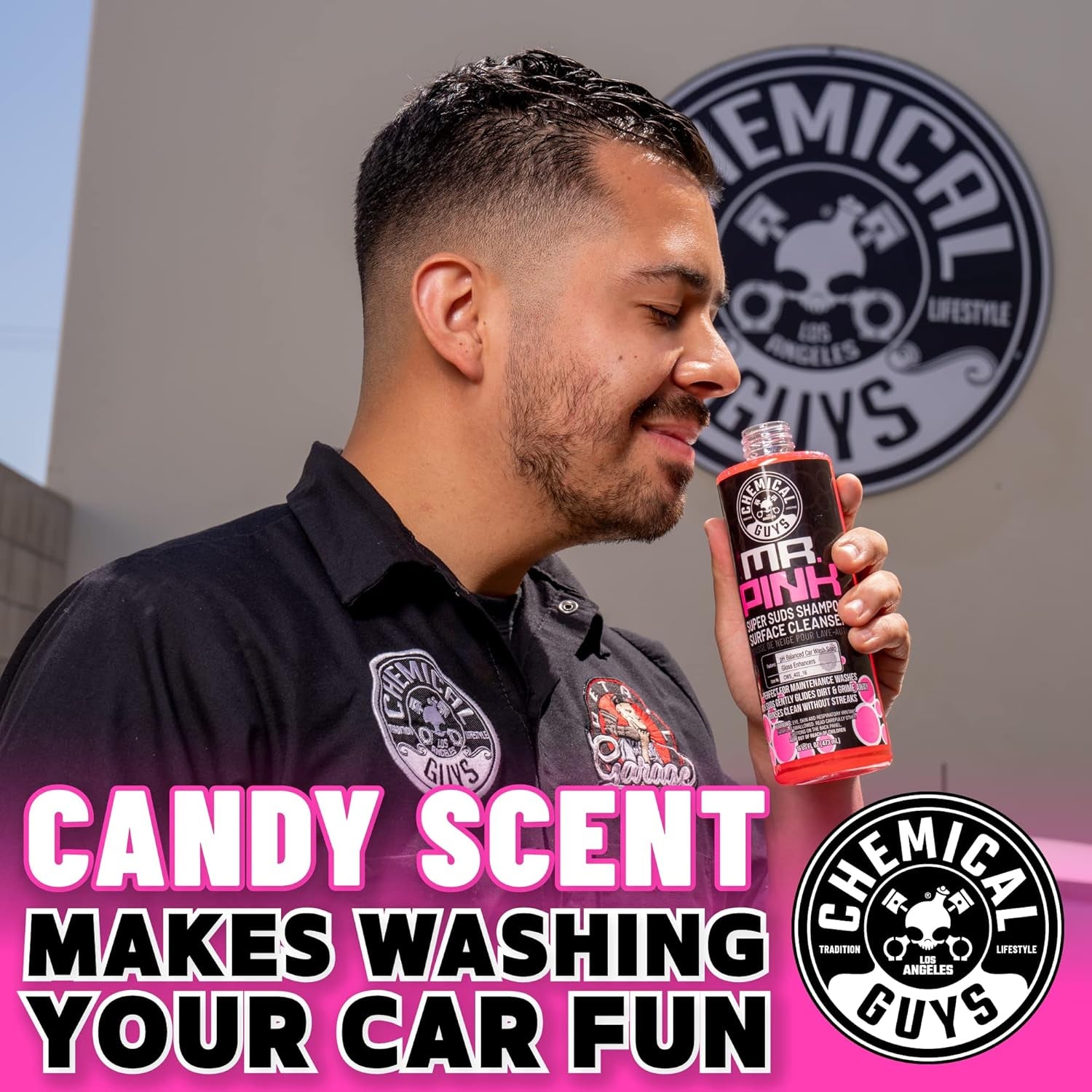 CWS_402_64 Mr. Pink Foaming Car Wash Soap (Works with Foam Cannons, Foam Guns or Bucket Washes) Safe for Cars, Trucks, Motorcycles, Rvs & More, 64 Fl Oz, Candy Scent