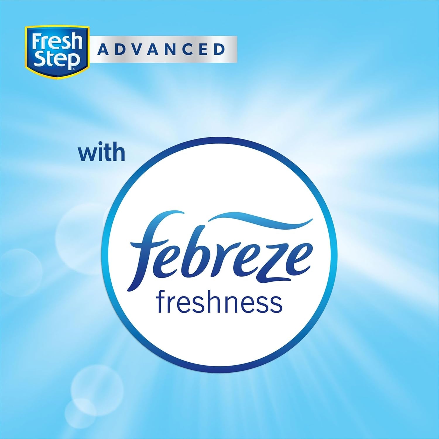 Advanced Clumping Litter with Febreze Freshness with Febreze Gain Scent, Fights Odor on Contact, 37 Lbs. (2 X 18.5 Lb. Box)