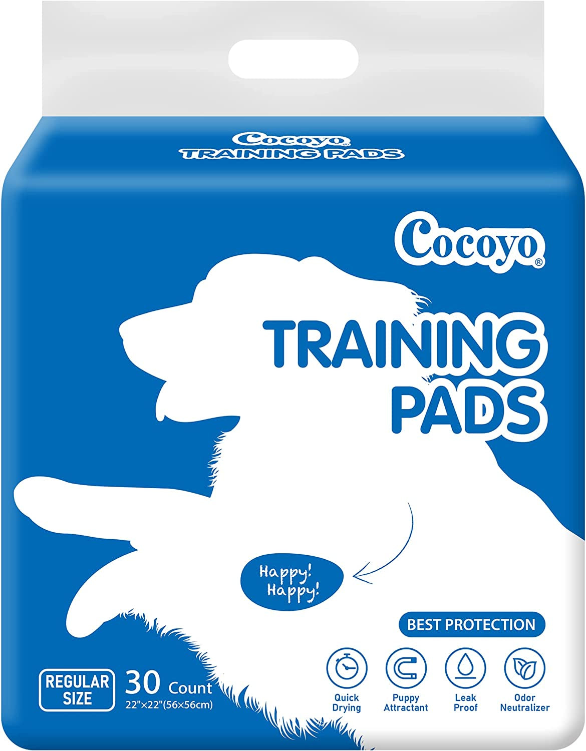 Best Value Training Pads 30 Count | Dog Pee Pads | Super Absorbent Puppy Pads