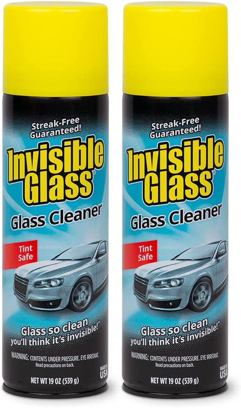 91164-2PK 19-Ounce Foam Cleaner for Auto and Home for a Streak-Free Shine, Deep Cleaning Foaming Action, Safe for Tinted and Non-Tinted Windows, Ammonia Free, Pack of 2