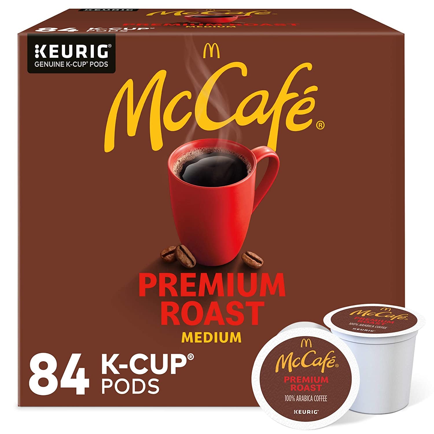 Premium Roast, Single-Serve Keurig K-Cup Pods, Medium Roast Coffee Pods Pods, 84 Count